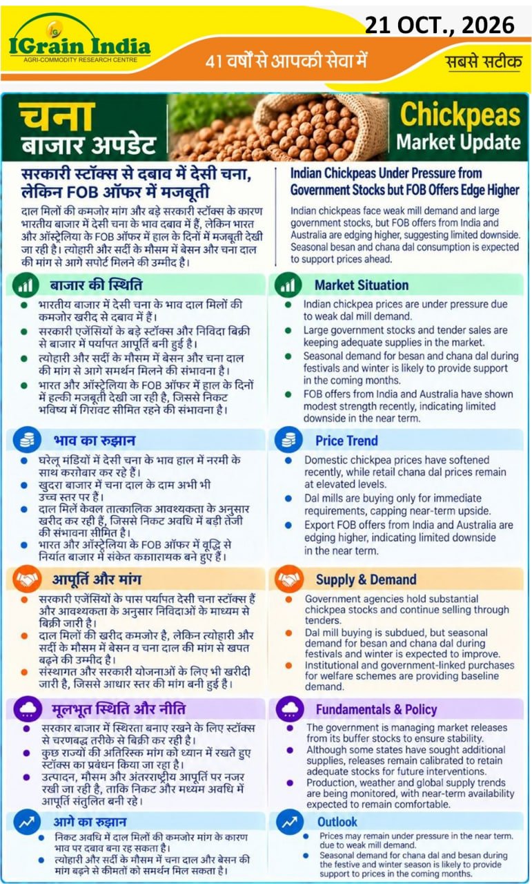चना बाजार अपडेट/CHANA MARKET UPDATE